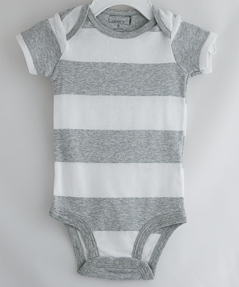 Fireman Grey with White Stripe